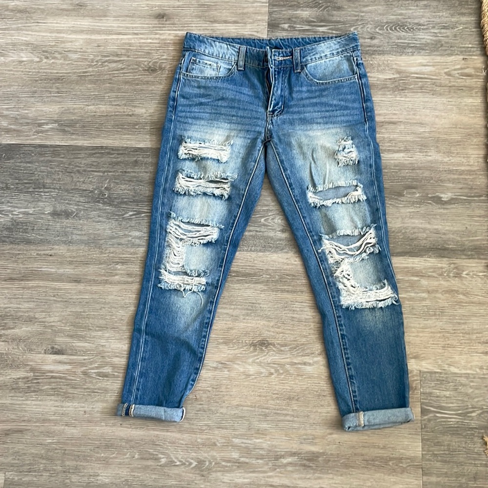 Windsor ripped mom jeans boyfriend size 25